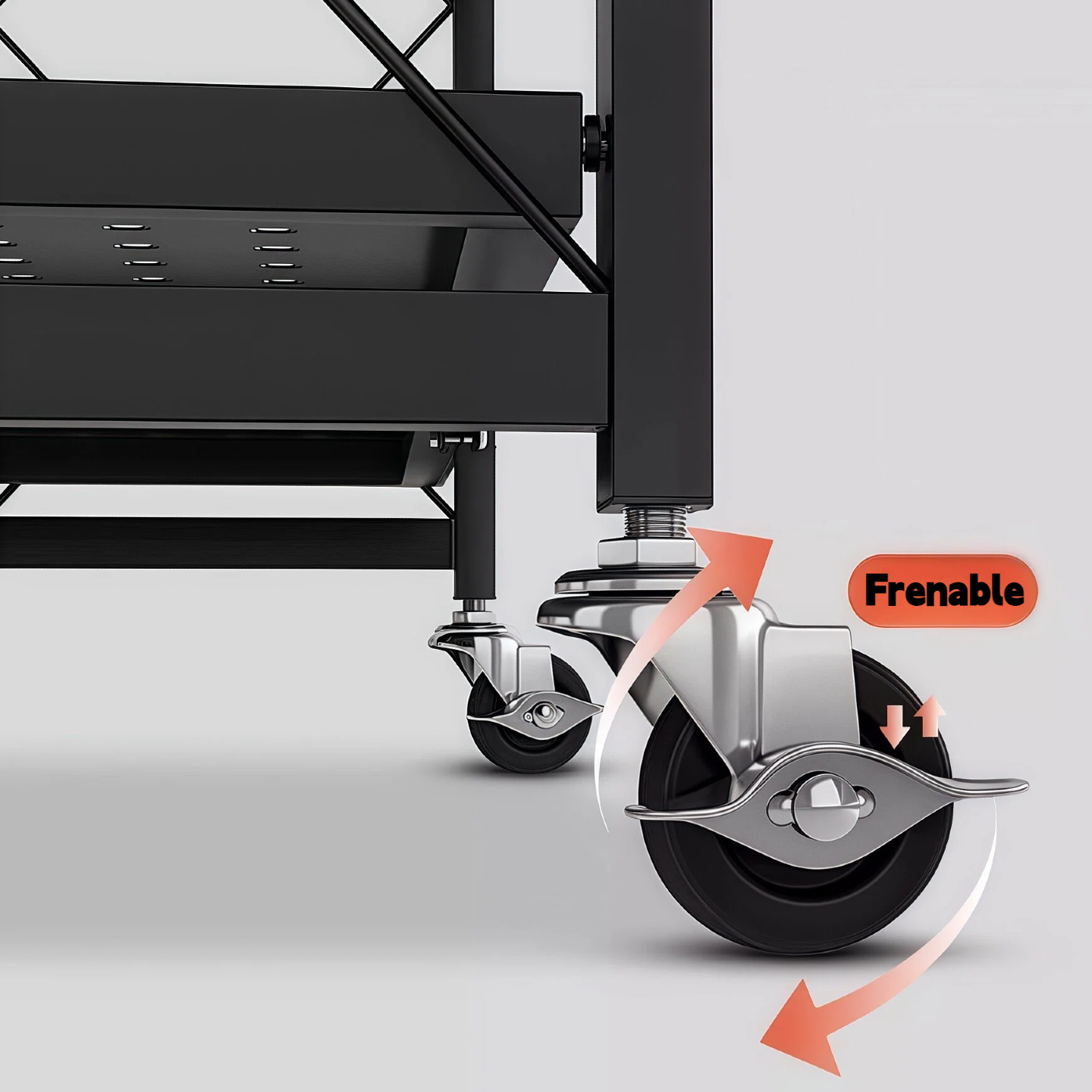Estante de Almacenamiento Plegable sin Instalación