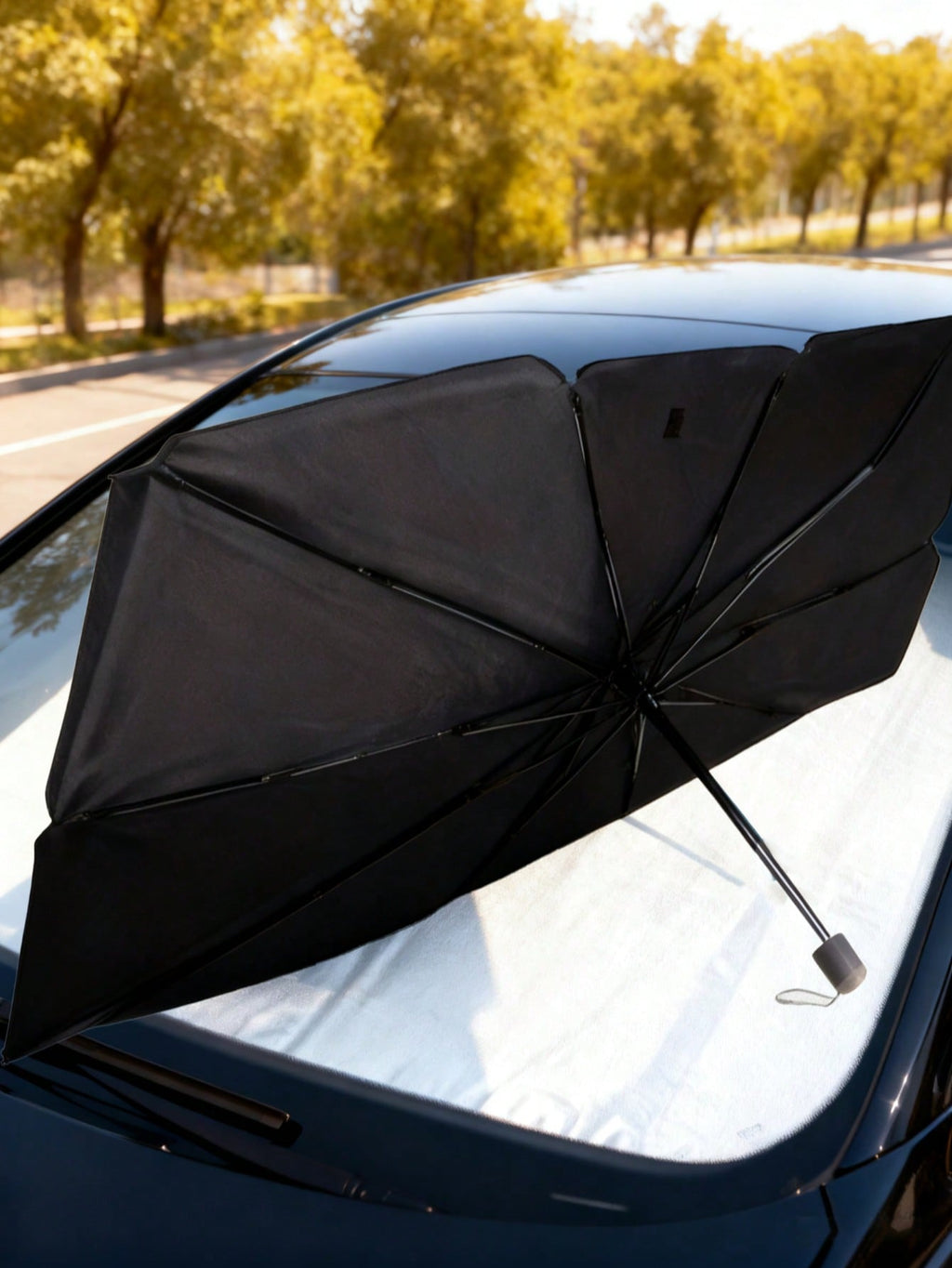 Sombrilla para Carro Protector Plegable para Auto Cubierta de Auto