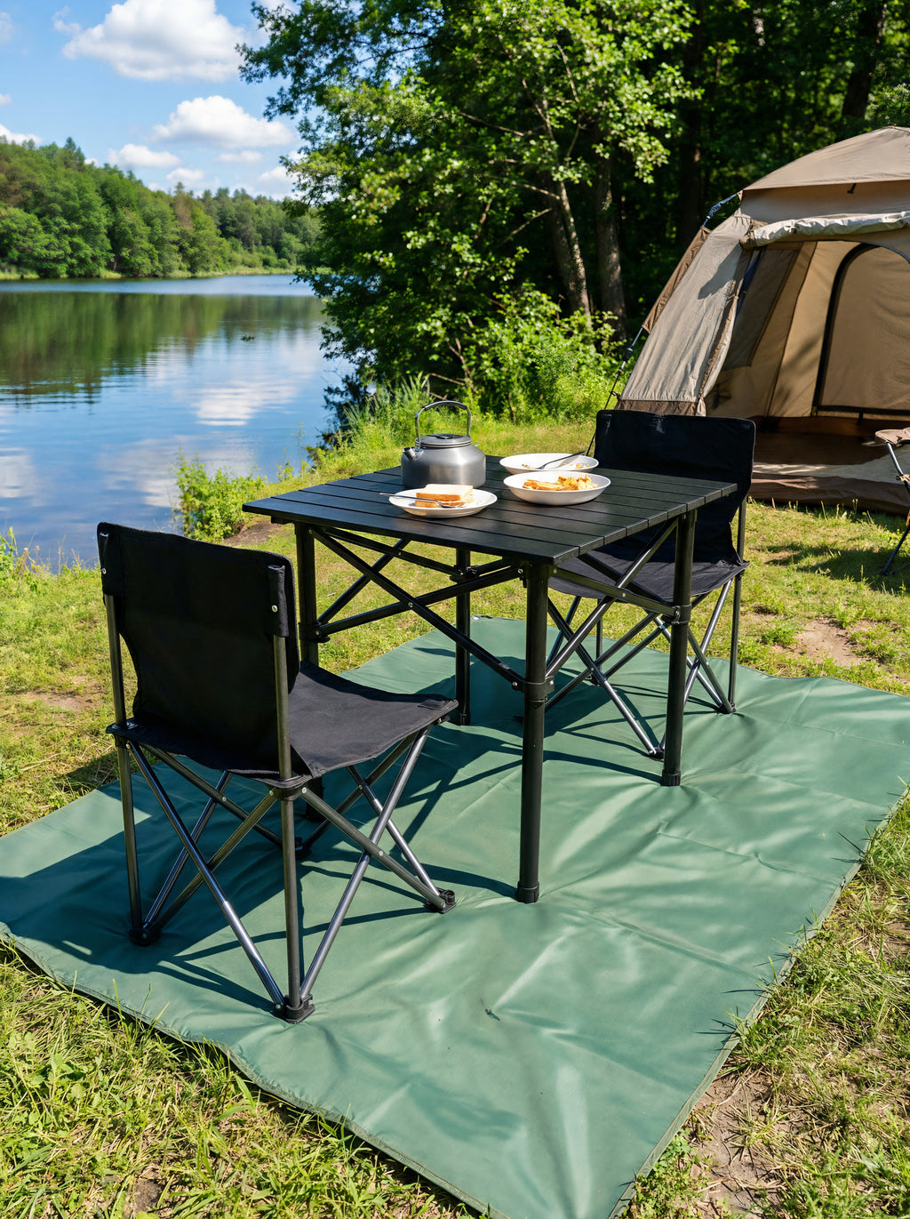 Silla Plegable Portátil para Exteriores, Equipo de Campamento