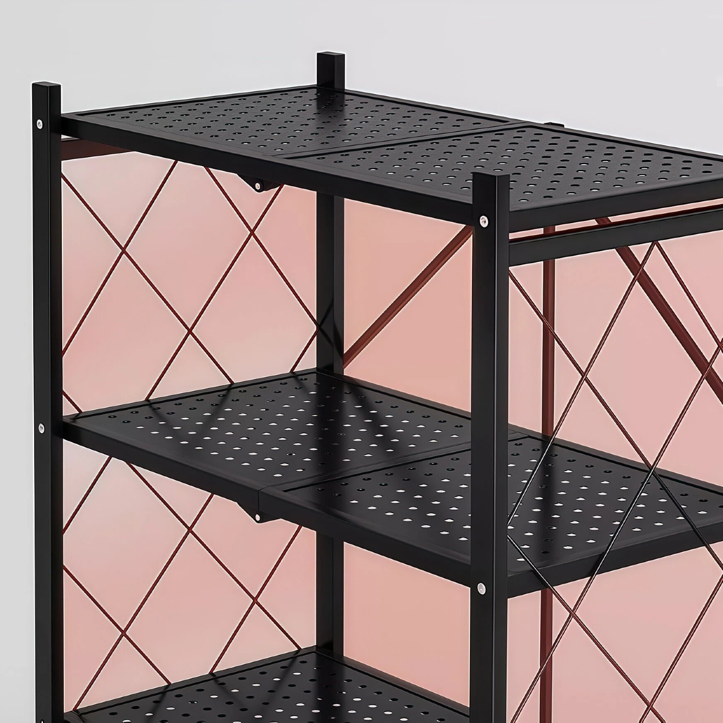 Estante de Almacenamiento Plegable sin Instalación