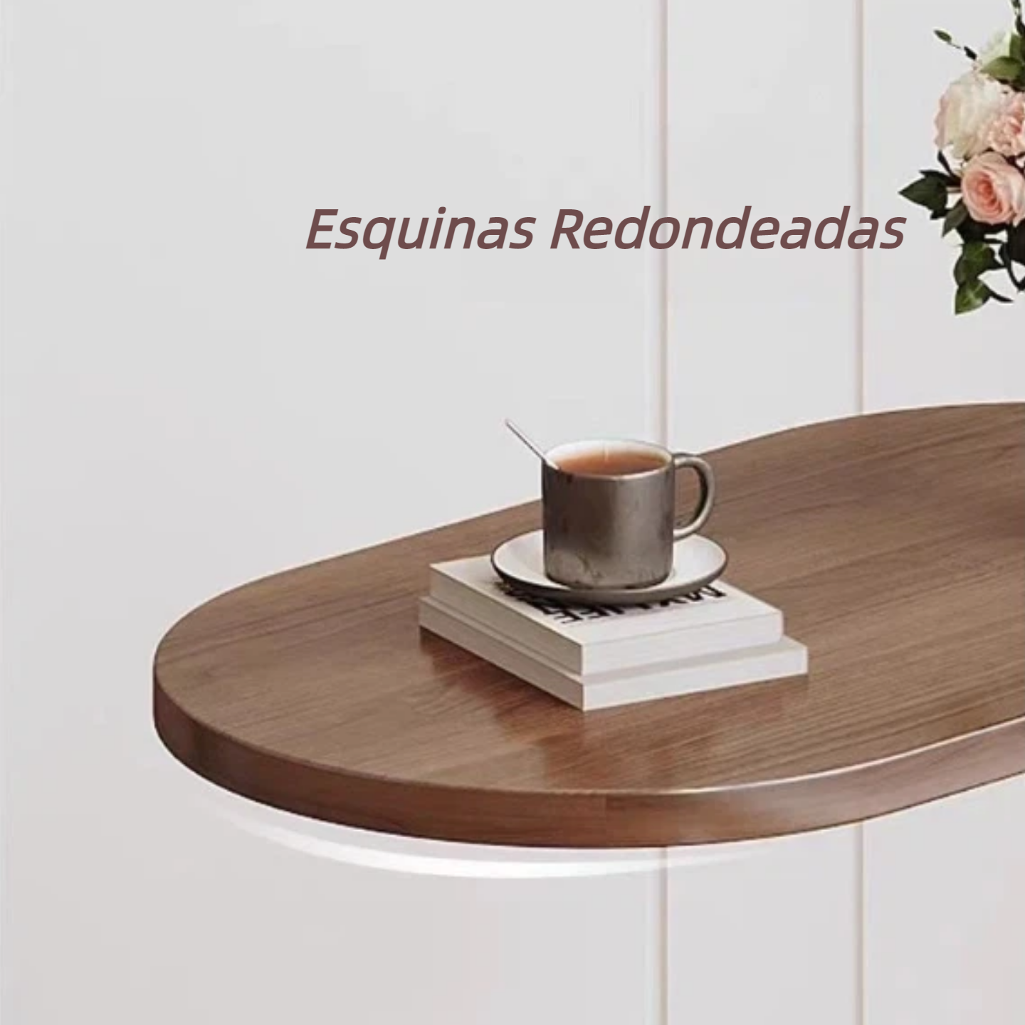 Mesa Lateral Redonda de Estilo Lujoso Ligero Moderno