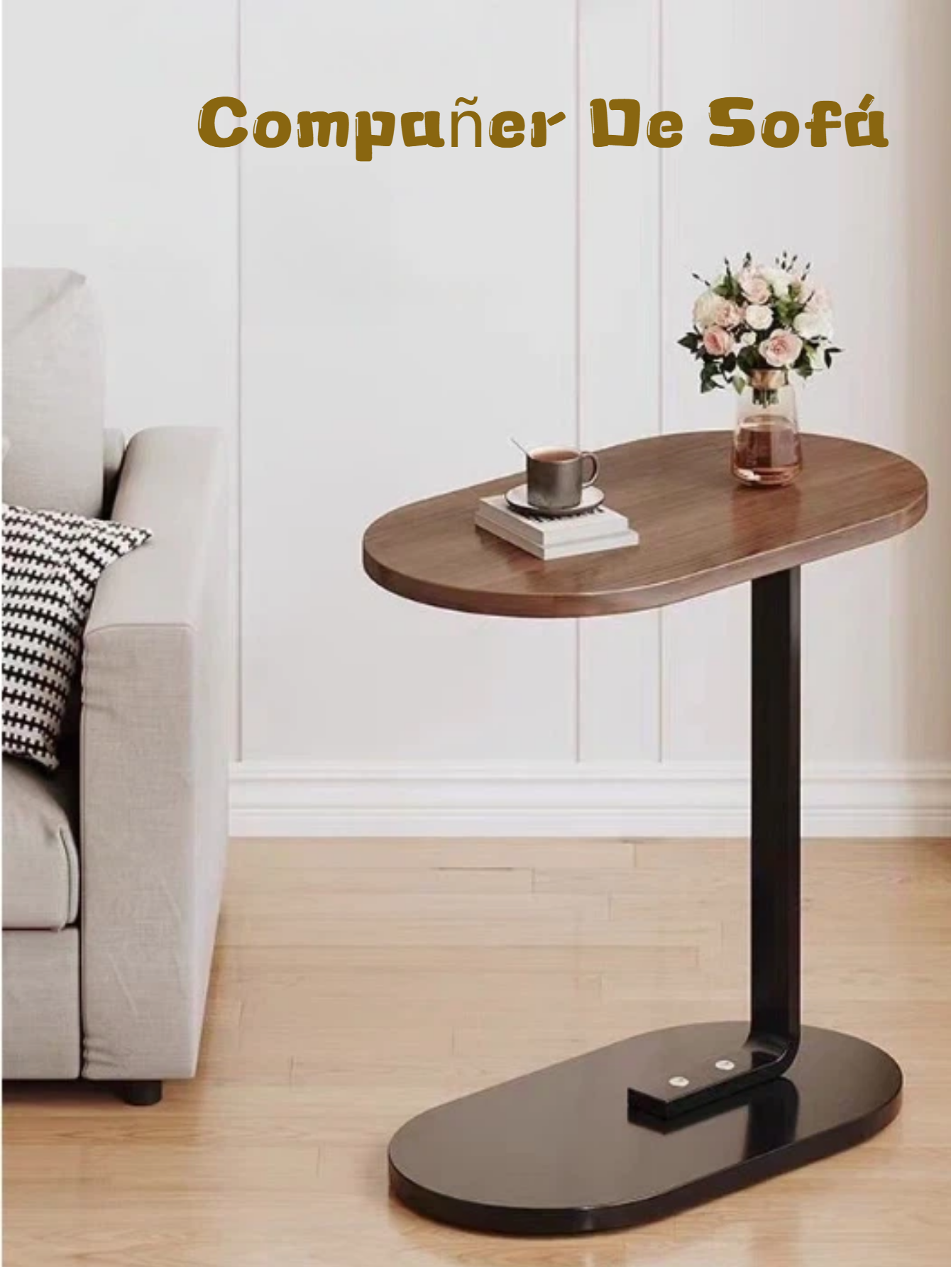 Mesa Lateral Redonda de Estilo Lujoso Ligero Moderno