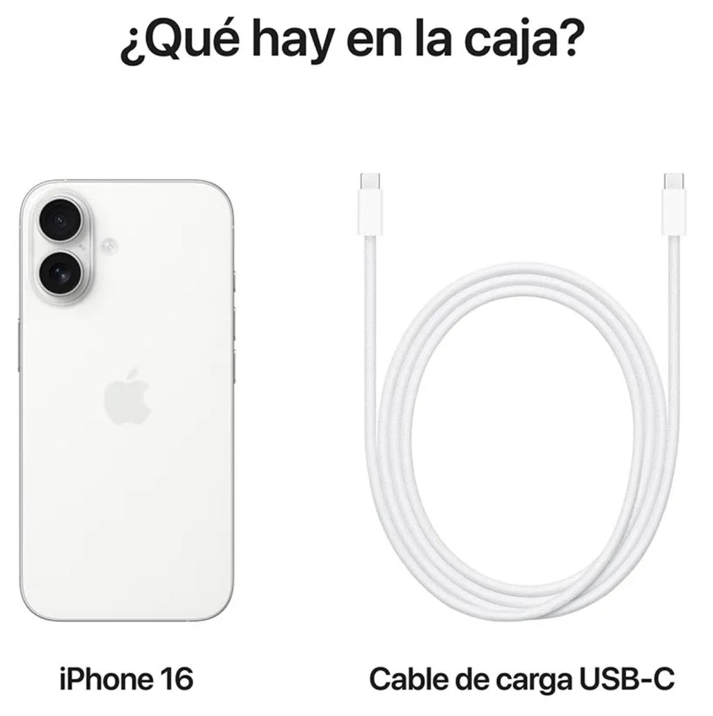 Apple iPhone 16  (128 GB) -  Excelente (Reacondicionado)