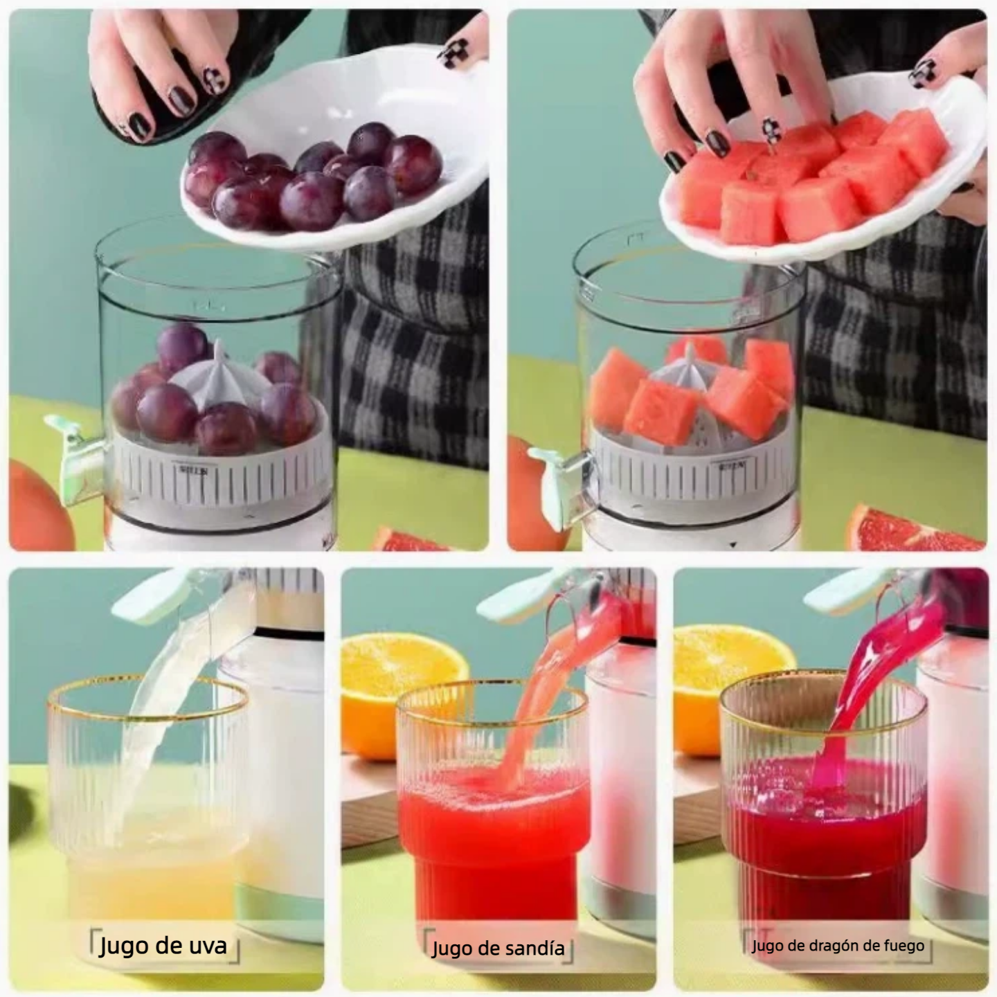 Extractor de Jugo Eléctrico Multifuncional para el Hogar