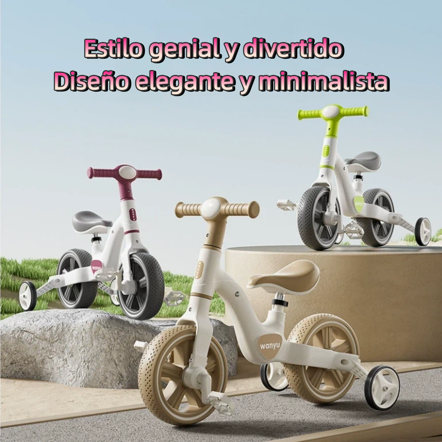 Triciclo de Aprendizaje para Niños, 1-5 Años
