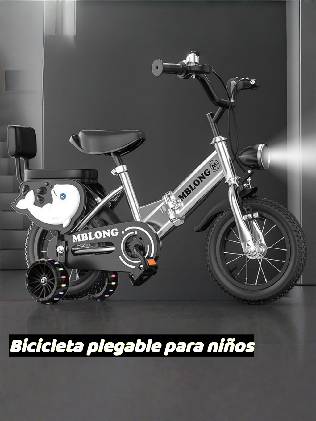 Bicicleta Infantil Plegable de 14 Pulgadas